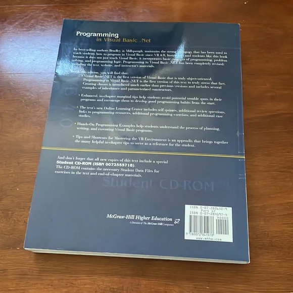 Programming in Visual Basic .net - Picture 2 of 2